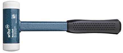 Wiha Schonhammer rückschlagfrei, sehr hart mit Stahlrohrstiel (39019) 40 mm