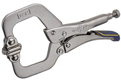 IRWIN Vise-Grip Welding Pliers, Fast Release, C-Clamp Locking with Swivel Pads, 6-Inch (IRHT82587)