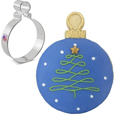 Ann Clark Cookie Cutters Christmas Ornament Cookie Cutter 4.5 Made in USA