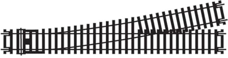 Hornby R8077 00 Gauge Left Hand Espresso Point Traccia