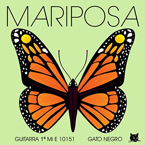 Juego de cuerdas Gato Negro Mariposa para guitarra clásica. Fabricado artesanalmente en España desde 1868.