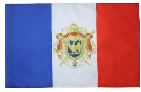 AZ FLAG - Drapeau France Premier Empire 1804-1815 - 90x60 cm - Drapeau Français - Napoleon 100% Polyester Avec Fourreau et Cordelette - Pavillon 50 g