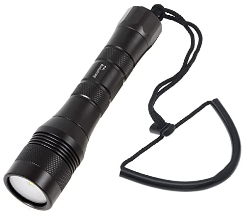 SecurityIng Bred 120 grader strålvinkel dykning fotografi videoficklampa 1050 lm 150M LED undervattensficklampa (batteri ingår ej)