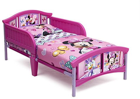 Delta Children Plastic Toddler Bed, Disney Minnie Mouse