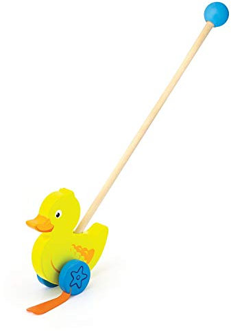 VIGA 2043672 Toys - Schiebespielzeug - Ente