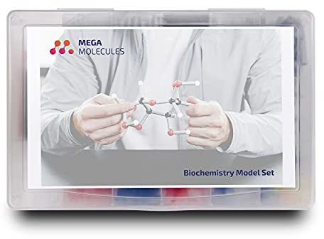 Biochemistry Molecular Model Set by Mega Molecules: Organic Chemistry Kit for Amino Acids, Nucleotides, Proteins, Lipids, and 3D Molecular Visualization