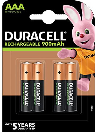 Duracell Batteria precharged Micro AAA, Confezione da pezzi 5000394203815