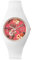 ICE-WATCH - ICE flower Lunacy - Weiße Damenuhr mit Silikonarmband - 001297 (Medium)