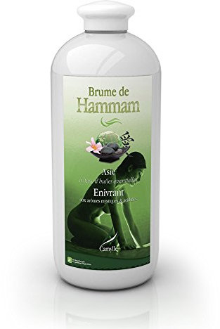 Camylle - Brume de Hammam Asie - Fragrances à base d'Huiles Essentielles pour Hammams, Bains de Vapeur ou Douches Hammam - Enivrant aux arômes mystiques et acidulés - 1000ml