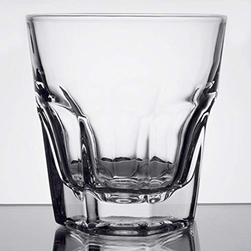 Happy Hour Supplies Libbey 15240 Gibraltar DuraTuff 8 oz Rocks Glass, Set of 6 w/Signature Party Picks