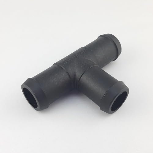 greitapigu.lt Plastique Connecteur Raccord T pièce 22mm Tuyau Conduite Durite pour Air Carburant Eau Vide