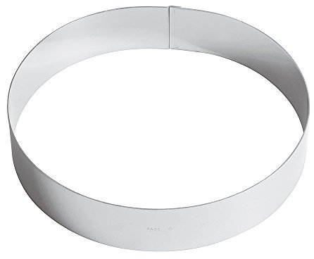 Paderno Anello Pasticceria per Mousse, Acciaio Inox, 22 cm