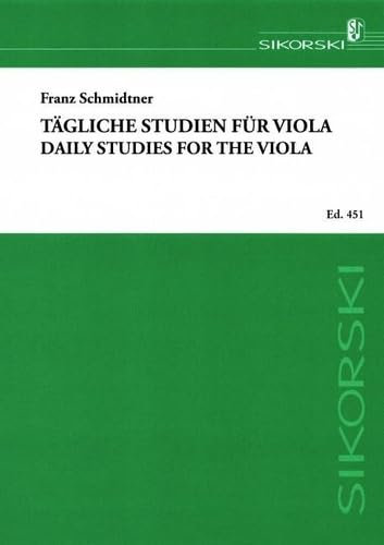 Tägliche Studien: für Bratsche. viola.