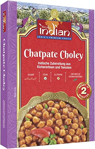 TRULY INDIAN Punjabi Chatpate Choley Fertiggericht mit Kichererbsen, 6er Pack (6 x 300 g)