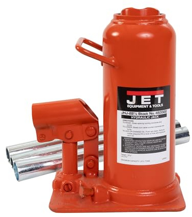 Jet 22.5-Ton Hydraulic Bottle Jack w/Handle (JHJ-22-1/2)