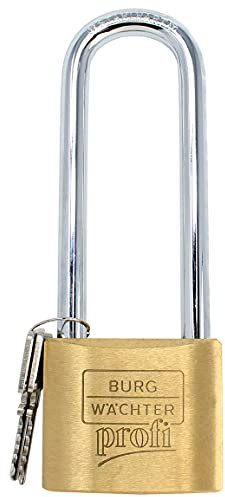 Burg Wächter 116hbprofi – Vorhängeschloss 10 x 32 x 110 mm lang Messing