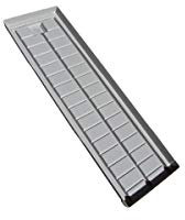 Table de culture PVC 110 x 33 x 7cm - Jardinage intérieur - Système hydroponique personnalisé - Construction durable en PVC - Distribution efficace des nutriments - Options de plantation polyvalentes