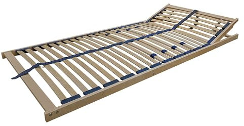 Erst-Holz 70.32-10-190 FV Federholzrahmen Lattenrost 100x190 cm Kopfteil verstellbar