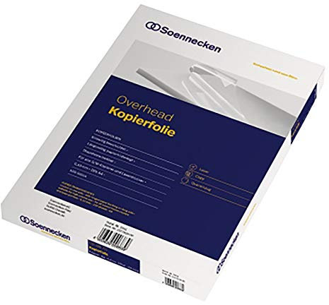 Kopierfolie A4 Soennecken 5504 100Bl.