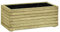 Gartenpirat Blumenkasten Pflanzkasten aus Holz rechteckig 80 x 40 x 33 cm mit Pflanzfolie