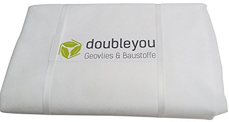 Telo protettivo bianco XXL per sabbiera 3,2 x 3,2 m e 4 x ancore da terra