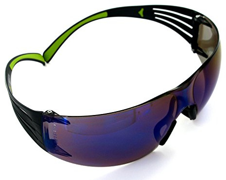 3M SF408AS SecureFit Schutzbrille Verspiegelt, Blau, 7100032648