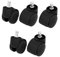 Sourcingmap 11mm x 22mm Grip Ring Stem Office Chair Swivel Twin Wheel Caster 5 Pcs