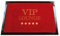 V.I.P. Lounge Fussmatte Fußabtreter VIP Lounge Türmatte Fußmatte Roter Tepich Red Carpet