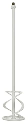 kwb Mélangeur à béton et mortier M14 pour perceuse, mélangeur de peinture avec dimensions 120 x 590 mm, tige de mélange adaptée aux récipients de 10-15 litres, min. 700 Watt, Made in Germany