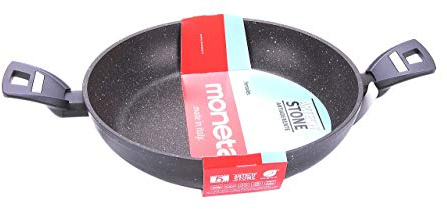 Moneta serveringspanna non-stick 2 handtag 24 cm granit