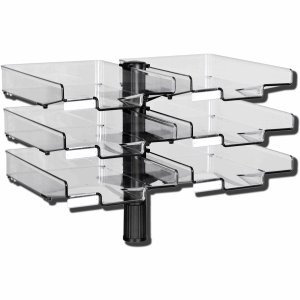 Hansa Briefablagen-Schwenkflügler 6 Ablagen schwarz