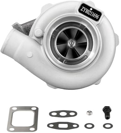 maXpeedingrods GT30 GT3037 GT3076 Turbo T3 Flansch 4 Bolzen 500 + PS 0,82 A/R Turbine Wasser + Öl Universal Turbolader für alle 4/8 Zyl 2.5L-3.0L Motor