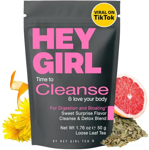 Detox Tea for Bloated Belly & Digestion | Loose Leaf Herbal Tea | Body and Colon Cleanse with Milk Thistle, Burdock Root, Senna Leaf | Digestive & Flat Tummy Tea | Natural Laxative