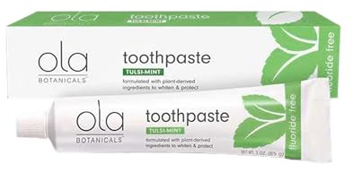 Dr Mercola Natural Mint Toothpaste(with Tulsi, Floride-Free, 85g