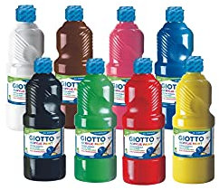 GIOTTO Acrylic Paint - Assortiment 8 x 500ml