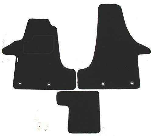 Fa.Glass 10636 Autofussmatten Velours, Schwarz