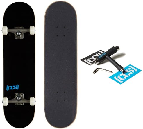 [CCS] Logo Skateboard Complete Black 8.00