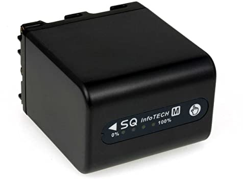 Powery Batería para Sony Videocámara DCR-TRV18E 4200mAh Antracita, con Leds