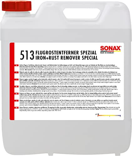 SONAX Flugrostentferner Spezial (10 Liter) säurehaltiger Spezialreiniger, für Allee Lackoberflächen und lackierten Kunststoffteilen | Art-Nr. 05136050