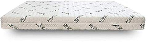 EVERGREENWEB MATERASSI & BEDS Colchón de látex Zonas de Confort 16 cm de Altura Total, con núcleo en Tejido Aloe Vera desenfundable | Latex Sfod - 140x190 cm