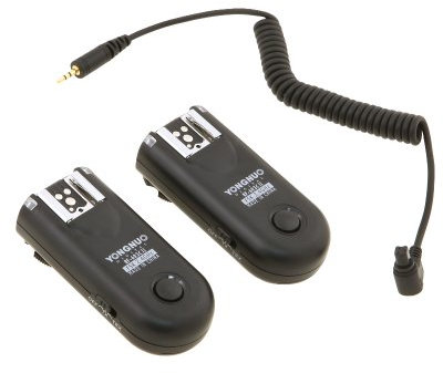 Yongnuo disparador remoto inalámbrico, disparador de flash RF-603II para CANON EOS 5D MARK II 7D 40D 50D 30D (Yongnuo RF-603II/C3)