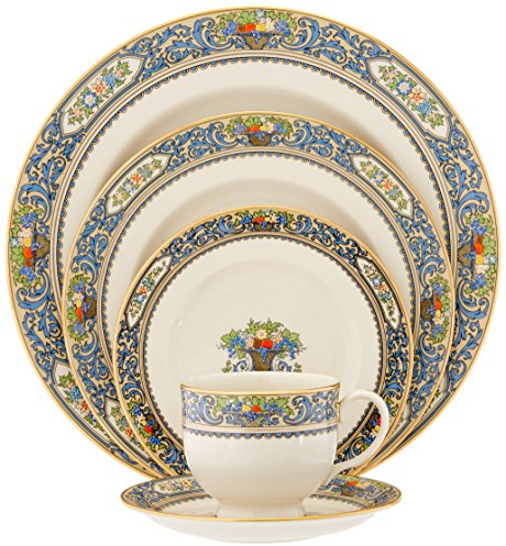 Lenox Autumn Porcelain 5-Piece Fall Dinnerware Set for 1