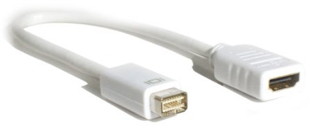 Mini DVI to HDMI Monitor Adapter Converter - For Apple Macbook IMac PowerBook G4 - Loops