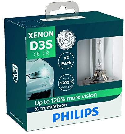 Philips 42403XVS2 Lampadina per Fari allo Xenon X-tremeVision D3S, Confezione Doppia