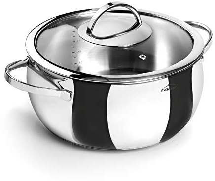 Lacor - 79024 - Gryta med Belly Lock 24 cm. Inox