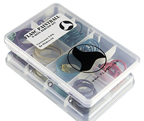 Flasc Paintball Rubber O_RINGS, Tippmann TPX / TiPX 5x color coded rebuild kit