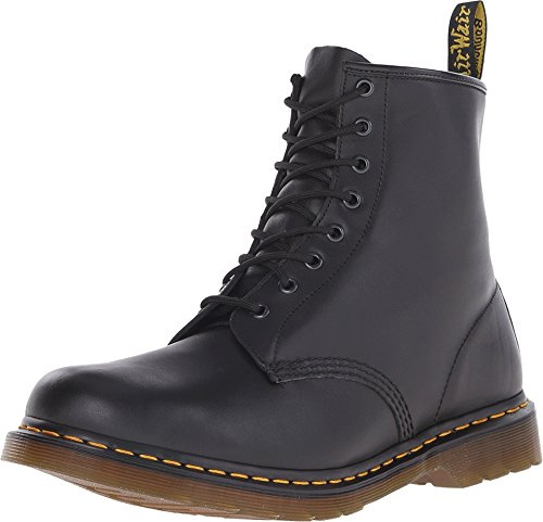 Dr. Martens 1460 8 Eye, Botas Hombre, Black Nappa, 45 EU