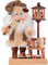 Räuchermann Wichtel Weihnachtsmann mit Bank