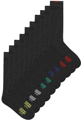 Dim , Calcetines Hombre, Gris (Gris Moyen), 43-46 (Talla del fabricante: Taglia Produttore 43/46)