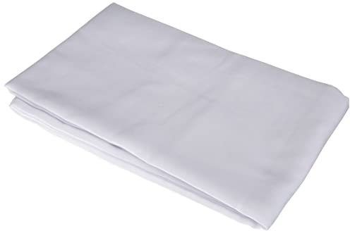 Linder 0323 /10/415 Paire de Vitrages Droits Etamine Blanc Passe Tringle 70 x 160 cm